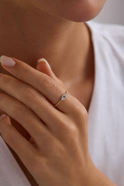 14 Ayar Göz Altın Yüzük