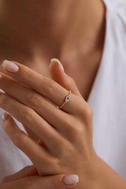 14 Ayar Göz Altın Yüzük