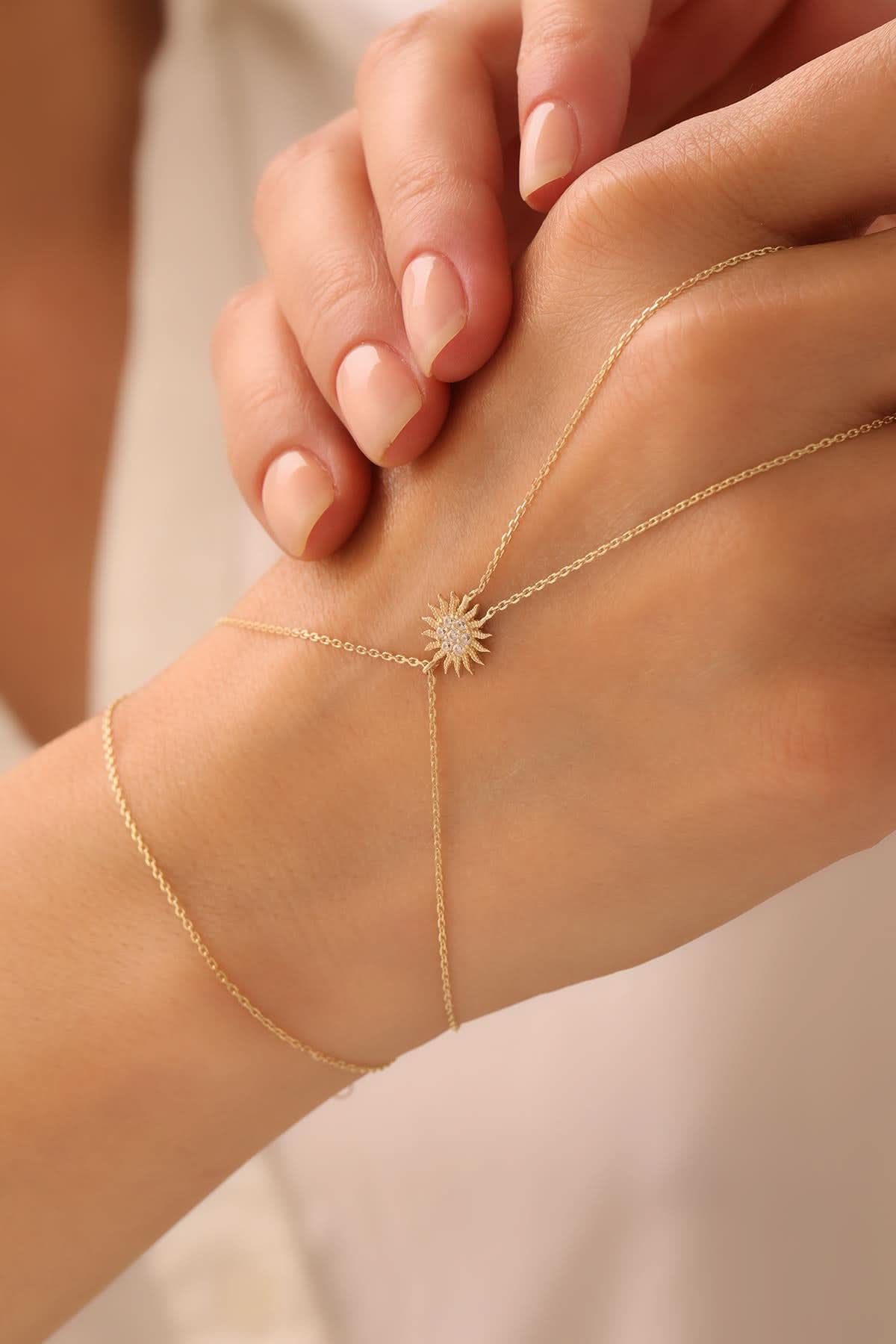 14 Ayar Güneş Altın Şahmeran