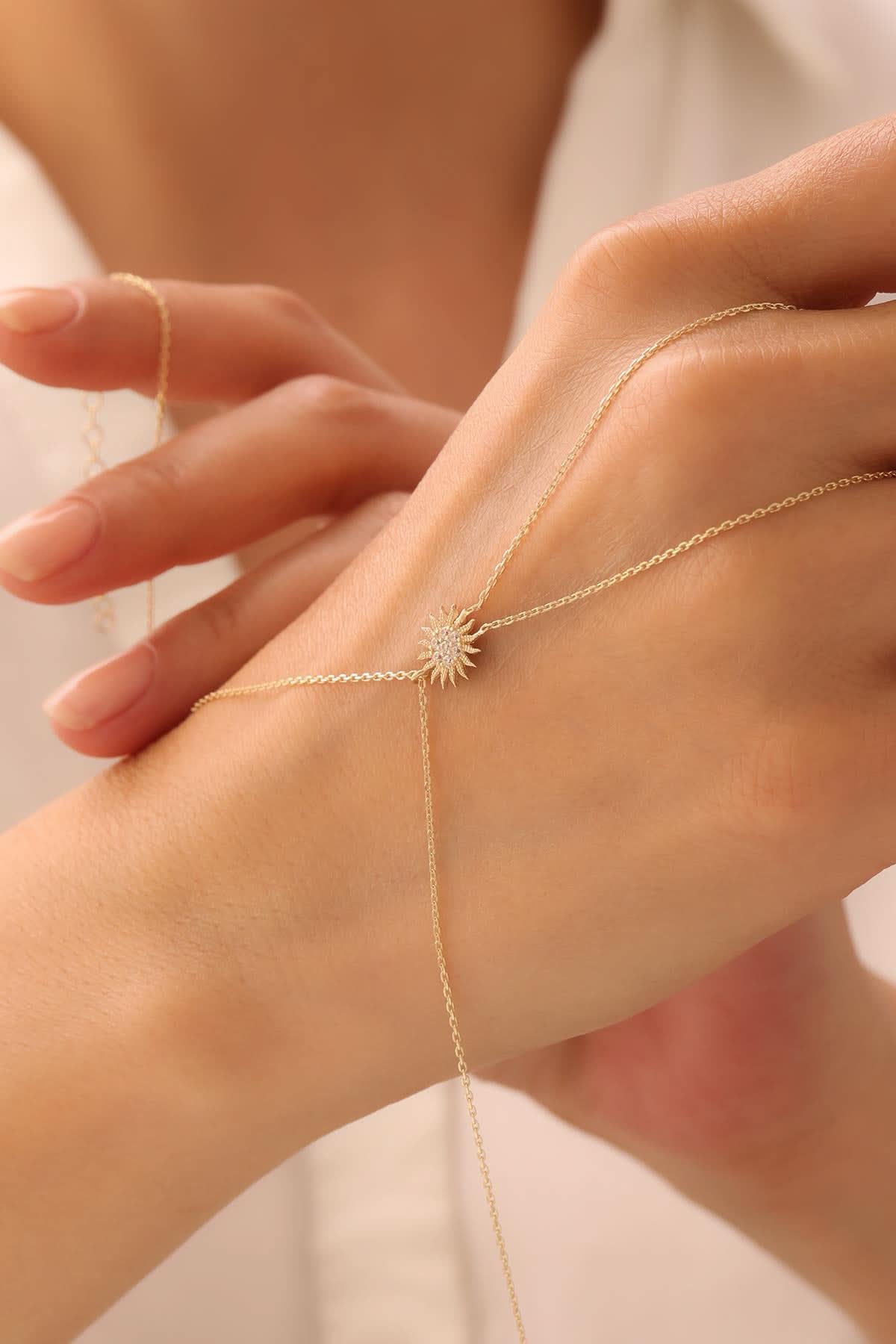 14 Ayar Güneş Altın Şahmeran