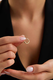 14 Ayar Gurmet Altın Halka Küpe (Küçük)