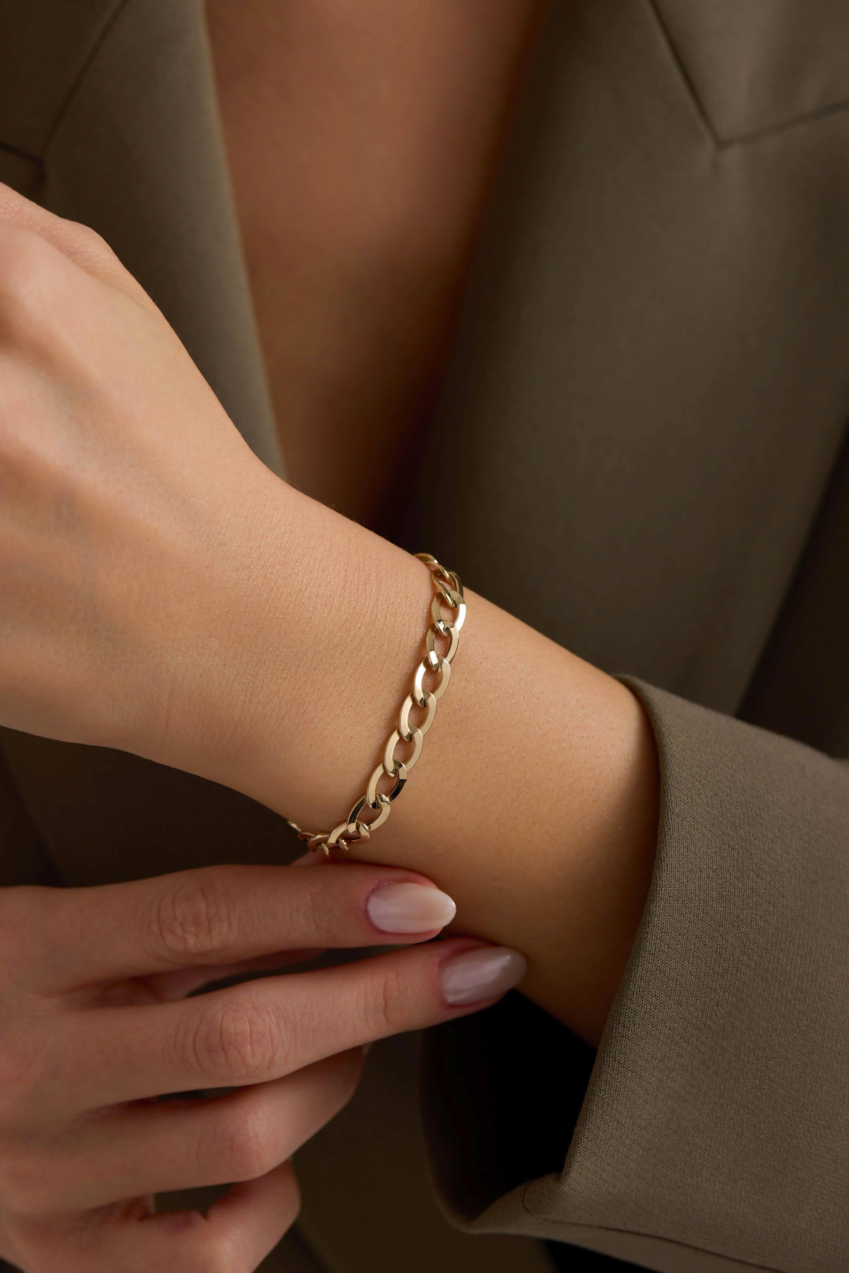 14 Ayar Gurmet Model Altın Bileklik