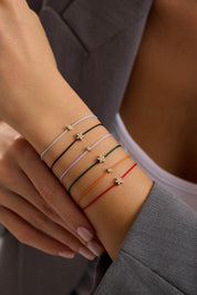 14 Ayar İpli Minimal Altın Bileklik