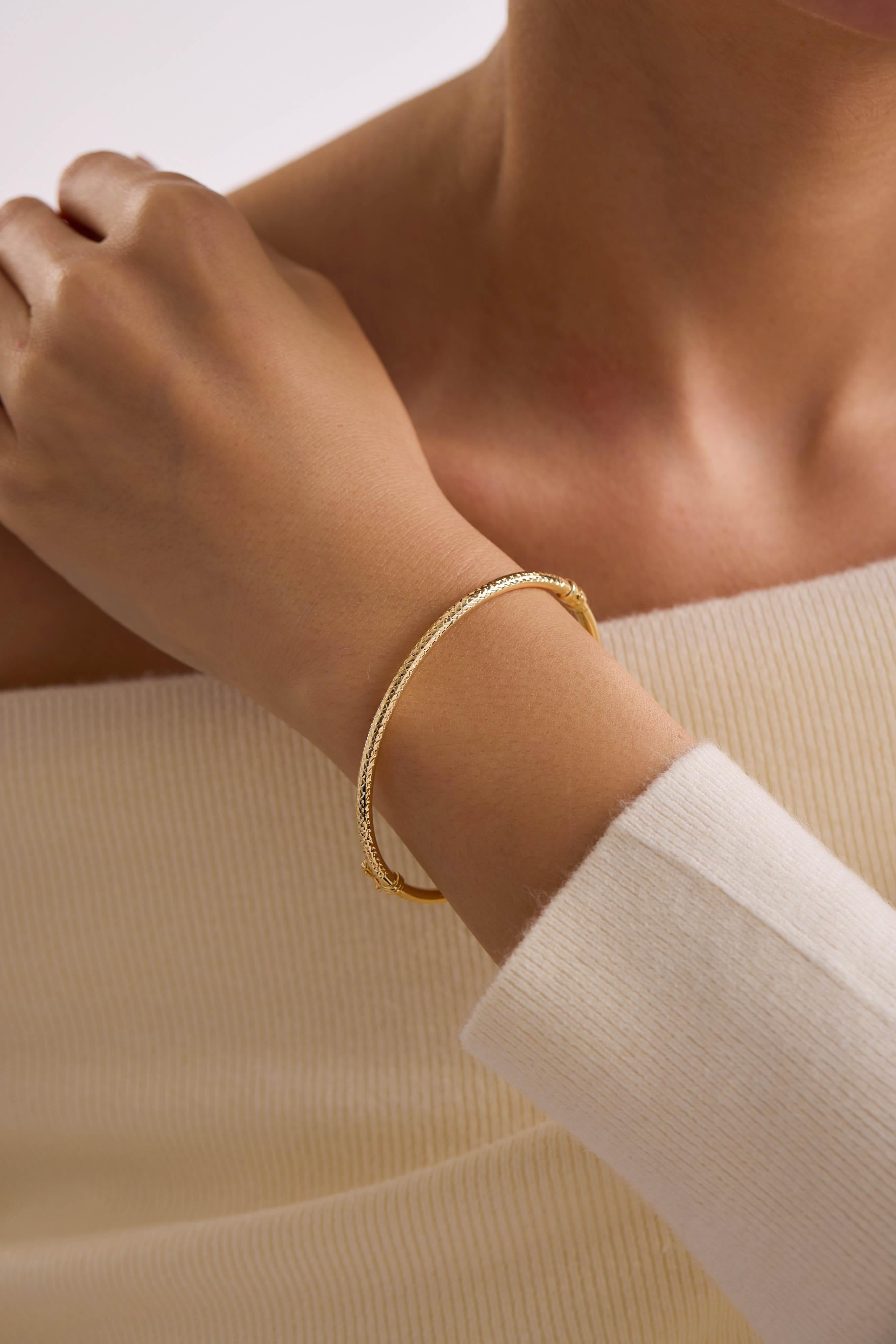 14 Ayar Kalemli Altın Kelepçe