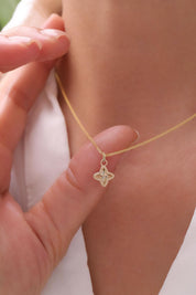 14 Ayar Kalemli Altın Kolye Ucu