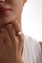 14 Ayar Kalpli Altın Yüzük