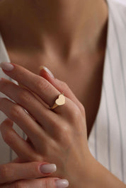 14 Ayar Kalpli Altın Yüzük