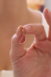 14 Ayar Karpuz Altın Kolye Ucu