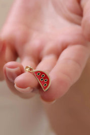 14 Ayar Karpuz Altın Kolye Ucu