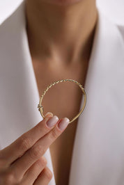 14 Ayar Kordon Kelepçe Altın Bilezik