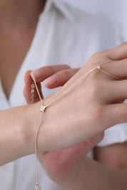 14 Ayar Kutup Yıldızı Altın Şahmeran