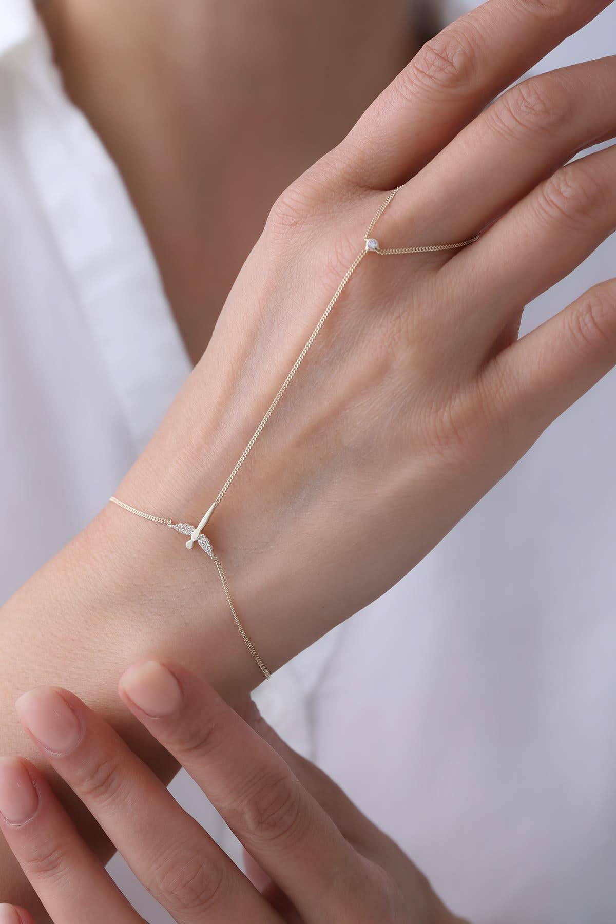 14 Ayar Melek Kanadı Altın Şahmeran