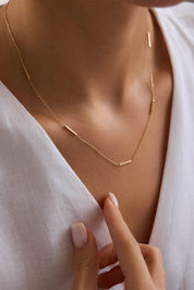 14 Ayar Minimal Altın Kolye