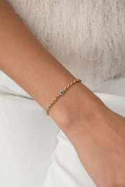 14 Ayar Nazar Altın Bileklik