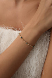 14 Ayar Nazar Altın Bileklik