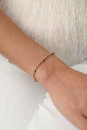 14 Ayar Nazar Altın Bileklik