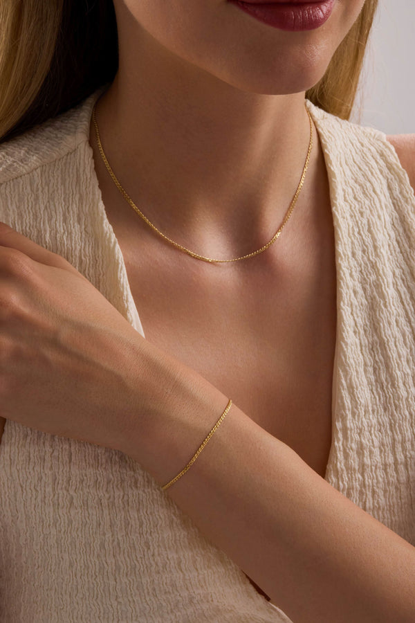 14 Ayar Nonna Altın Zincir Kolye (1.90 mm)