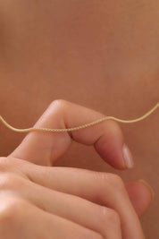 14 Ayar Popcorn Zincir Altın Kolye