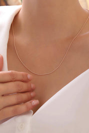 14 Ayar Rose Popcorn Zincir Altın Kolye