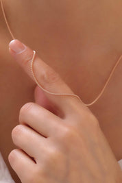 14 Ayar Rose Popcorn Zincir Altın Kolye