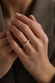 14 Ayar Sarı Beştaş Altın Yüzük