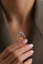 14 Ayar Sarı Lotus Taşlı Altın Yüzük