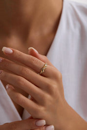 14 Ayar Sarmal Altın Yüzük