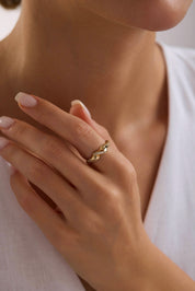 14 Ayar Sarmal Altın Yüzük