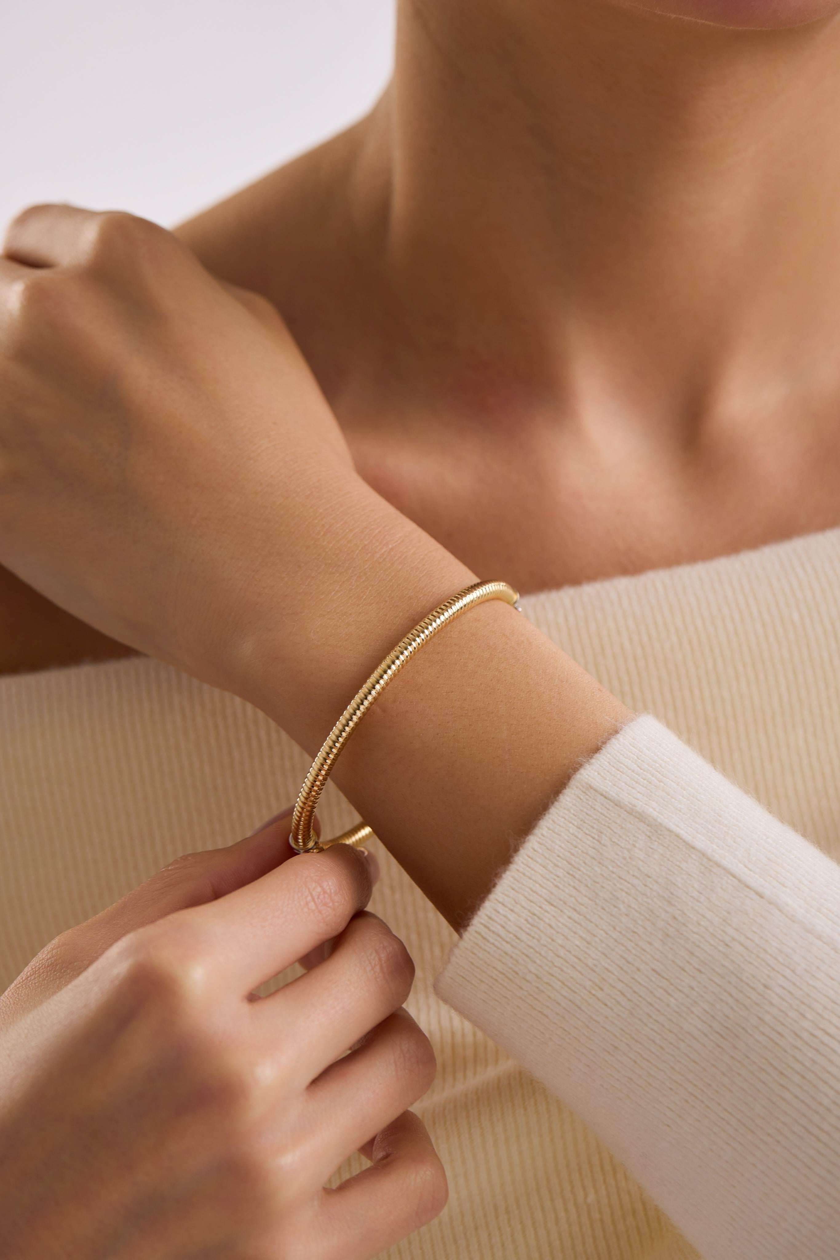 14 Ayar Tasarım Altın Kelepçe