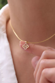 14 Ayar Tasarım Altın Kolye Ucu