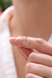 14 Ayar Tasarım Altın Kolye Ucu