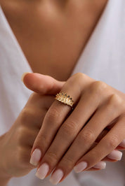 14 Ayar Tasarım Altın Yüzük