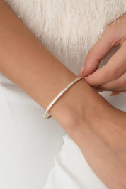 14 Ayar Taşlı Altın Kelepçe