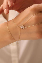 14 Ayar Taşlı Altın Şahmeran