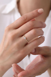 14 Ayar Taşlı Altın Yüzük