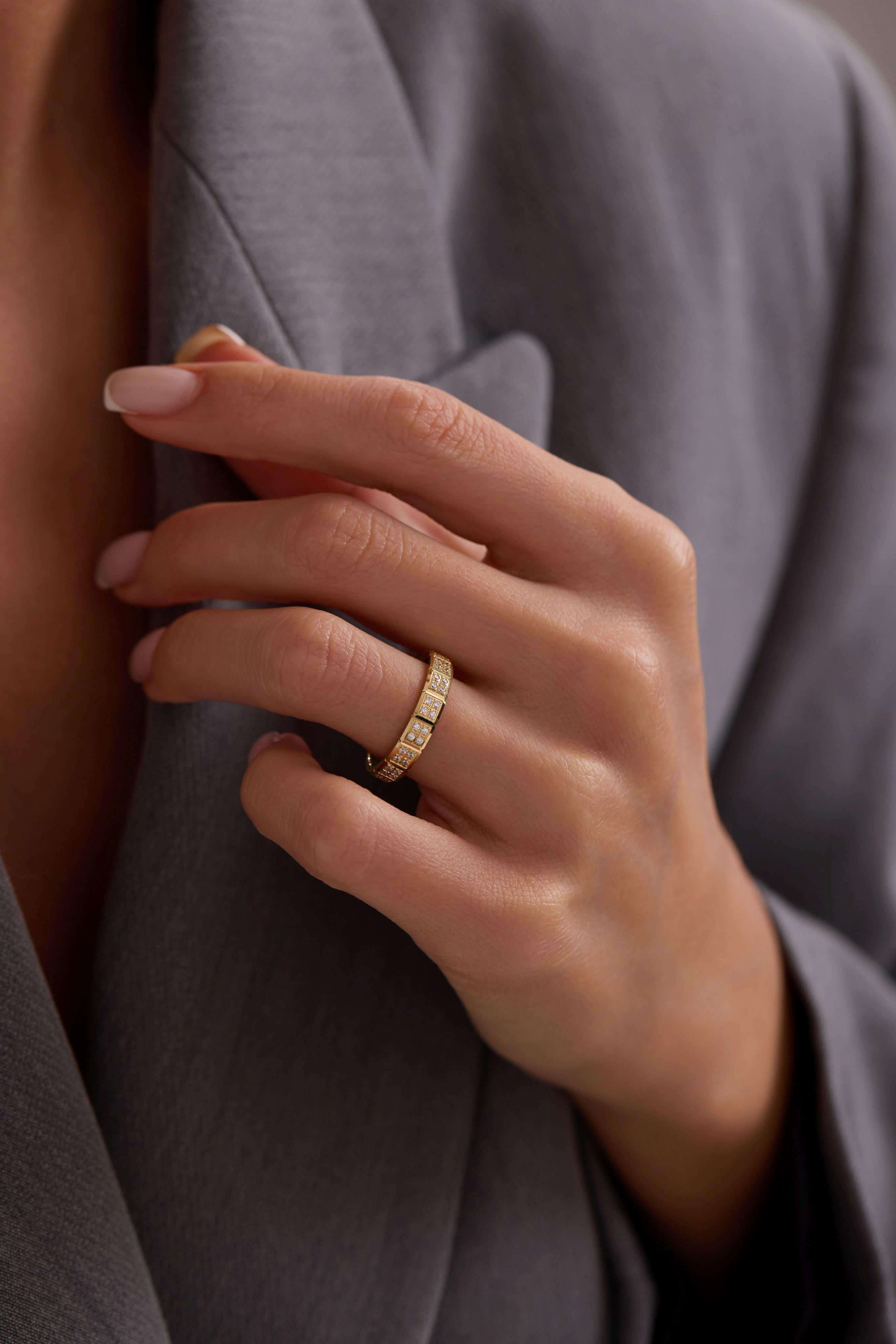 14 Ayar Taşlı Alyans Altın Yüzük