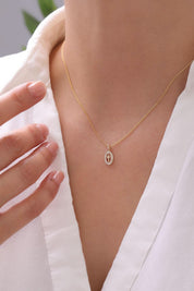 14 Ayar Taşlı Kutup Yıldızı Altın Kolye Ucu