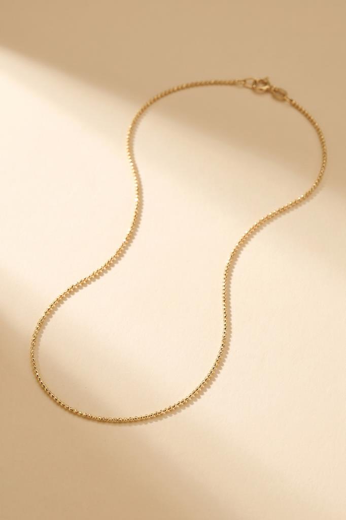 14 Ayar Top Altın Zincir Kolye (1.20 mm)