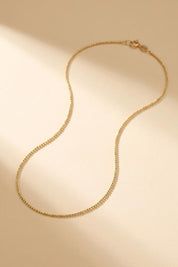 14 Ayar Top Altın Zincir Kolye (1.20 mm)