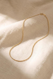 14 Ayar Top Altın Zincir Kolye (1.20 mm)