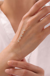 14 Ayar Üçgen Altın Şahmeran