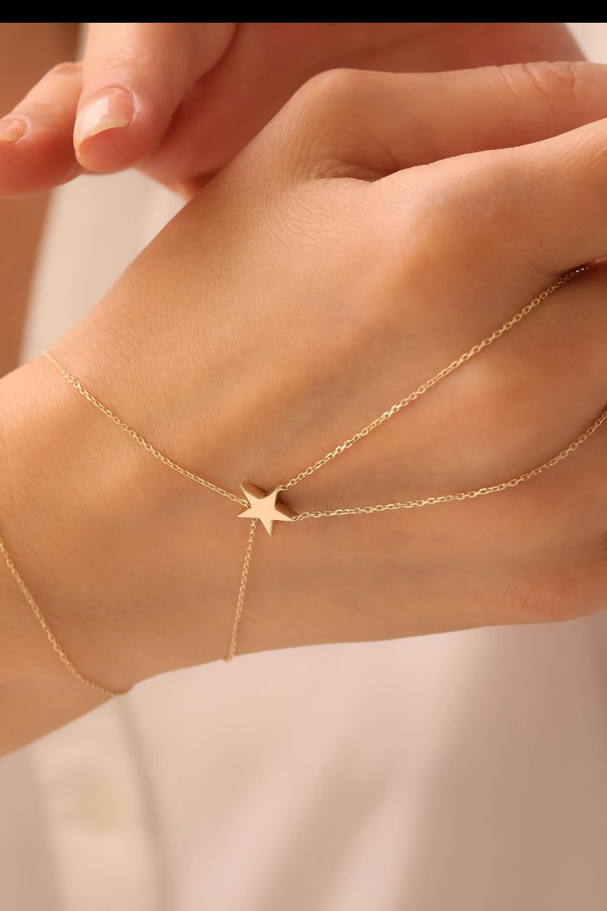 14 Ayar Yıldız Altın Şahmeran