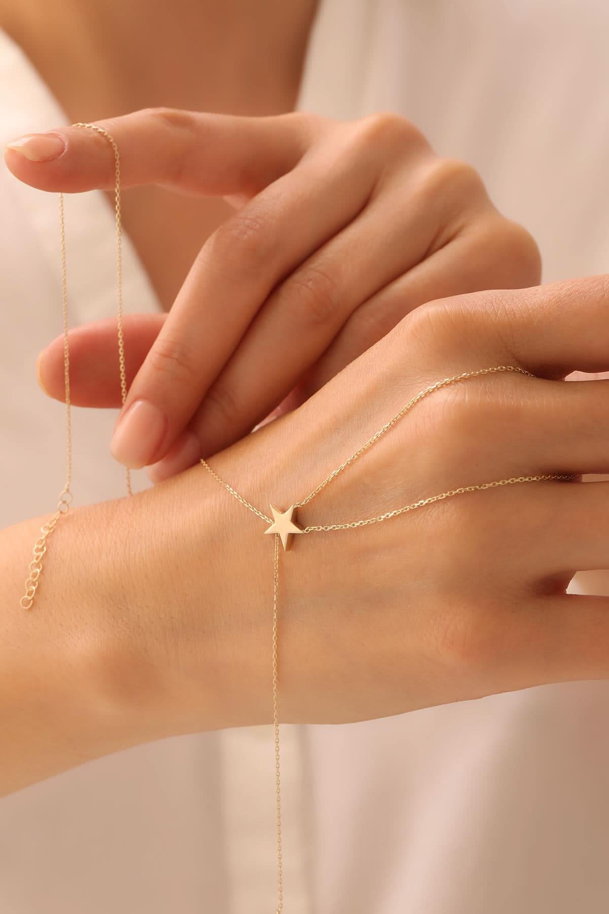 14 Ayar Yıldız Altın Şahmeran