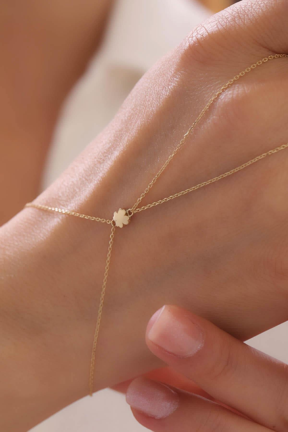 14 Ayar Yonca Altın Şahmeran