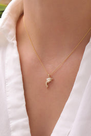 14 Ayar Yunus Altın Kolye Ucu