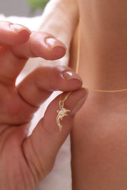 14 Ayar Yunus Altın Kolye Ucu