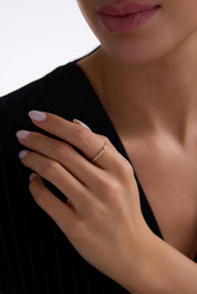 14 Ayar Zincir Altın Yüzük