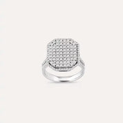 1.44 CT Pırlanta Taşlı Beyaz Altın Yüzük