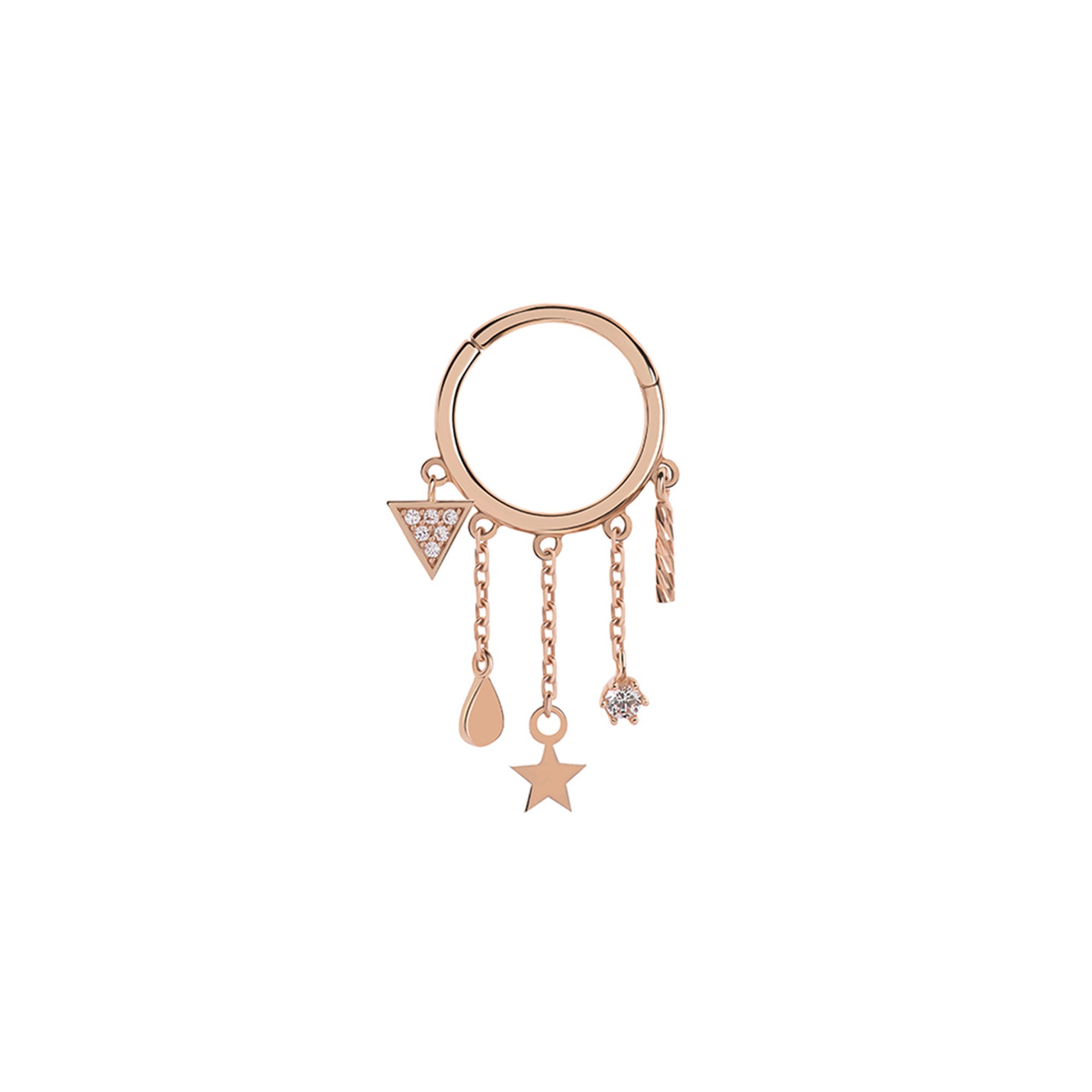 Halka Sallantılı Piercing