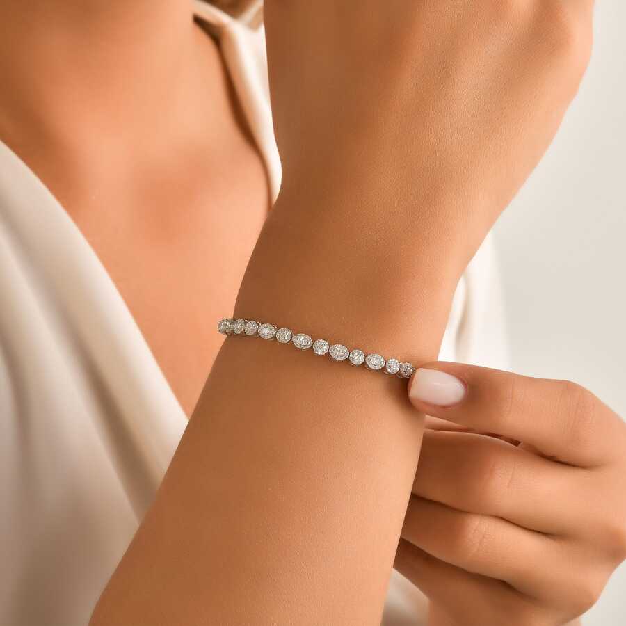 2,97 Karat Pırlanta Fantezi Bileklik